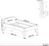 Holzbett Massivholzbett Zinkenbett (Fichte) "Rosi" 120 200 Produktbild-Vorschau 5