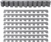 Sporttrend 24® 12 Schutzmatten + 24 Randstücke Set Grau Produktbild-Vorschau 6