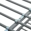vidaXL Poschodová posteľ Grey Metal 90 × 200 cm Náhľad obrázku produktu 5