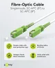 Goobay 59598 Glasfaserkabel 10 m SC/APC FTTH OS2 Weiß Produktbild-Vorschau 2