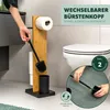 eluno Stand-WC-Garnitur 4in1, WC-Bürste, Produktbild-Vorschau 5