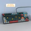 Mechanische Gaming Tastatur 88 Tasten QWERTZ DE, Red Produktbild-Vorschau 5
