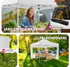Skládací zahradní pavilon 3x3 m se 2 bočními částmi - bílý Náhled obrázku produktu 9