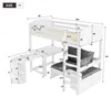 Flieks Etagenbett 90x200cm mit Ausziehbarem Schreibtisch, Produktbild-Vorschau 7