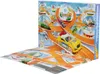 A Hot Wheels advent calendar with a pop-up track and a yellow car. Produktbild-Vorschau