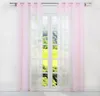 Gardinen Vorhänge Voile Gardine Transparent Dekoschal Uni Produktbild-Vorschau 1