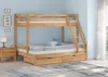Stabiles Stockbett Etagenbett 90x200 u 140x200 Buche massiv Produktbild-Vorschau 6