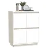 vidaXL Kredens biały 60x34x75 cm lite drewno sosnowe Podgląd zdjęcia produktu 4