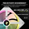 CORSAIR Lüfter 140*140*25 QX140 RGB LED Fan White Single Voir les images du produit 11