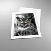 Poster - Poster ohne Rahmen - Eule Vogel Natur - 40x50 cm - Produktbild-Vorschau 3