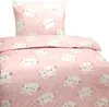 Hochwertige Baumwolle Bettwäsche Katzen Rosa 135x200 Produktbild-Vorschau 1