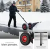 Pelle à neige sur roues MUTTLER ergonomique - noir/gris Voir les images du produit 3