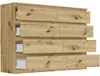 Komoda 140 cm 8 zásuvek skříňka FRAMIRE R-140-S8 artisan Náhled obrázku produktu 5