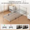 Bett 90 x 200 cm, Bettgestell Metall mit Kopfteil, Produktbild-Vorschau 9