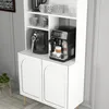 Skye Decor, Lyon 80 - White, Gold, Kaffeebarschrank, Weiß, Produktbild-Vorschau 3