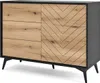 Komoda RAVIO Diamond KSZ104 ve skandinávském stylu 104 cm Náhled obrázku produktu 2