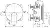 Ideal Standard douchearmatuur Ceraflex, inbouwmodel, Productafbeelding-voorbeeld 2