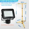 Jayseuw 2x 30W LED Baustrahler Fluter Stativ Flutlicht Produktbild-Vorschau 2
