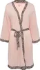 LASCANA Kimono rosa anthrazit gemustert Größe 40/42 Produktbild-Vorschau 1
