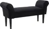 Lavice 831-135BK, čalouněná, MDF, pěna, černá, 102 x 31 x Náhled obrázku produktu 1