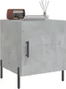 vidaXL Nachttisch Betongrau 40x40x50 cm Holzwerkstoff Produktbild-Vorschau 4