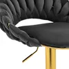 Verstellbarer Hocker, Barhocker, FARVISO schwarz elegant Produktbild-Vorschau 4