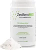 A white bottle of ZeoBent MED Detox Pulver with a pile of powder in front of it. Produktbild-Vorschau