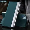 iPhone 14 Hülle, Leder PolyurethanMagnetisch Klapphülle PC Produktbild-Vorschau 2