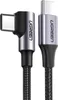 UGREEN USB-C a USB-C, angolato, 1 m - Grigio/Nero Anteprima dell’immagine prodotto 1