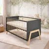 Baby-Delux Babybett Kinderbett 60x120 Juna anthrazit Produktbild-Vorschau 1
