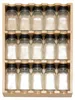 Organizér na koření do zásuvky nebo na linku, 15 skleniček Náhled obrázku produktu 10