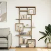 vidaXL Artisan dubová knihovna 92x29x188 cm materiál na Náhled obrázku produktu 2
