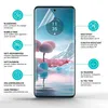 A smartphone screen protector is shown with various features highlighted by icons and text. Produktbild-Vorschau