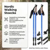 Mucola Nordic Walking Stöcke verstellbar Teleskop Aluminium Produktbild-Vorschau 2
