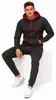 Herren Freizeitanzug Jogginganzug Sweatwear 704   Antra-Rot Produktbild-Vorschau 3