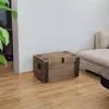 Drewniana skrzynia na kółkach w kolorze wenge Grecka Podgląd zdjęcia produktu 8