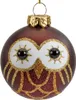 Christbaumschmuck Glas Eule 6cm - 1 Stück sortiert Produktbild-Vorschau 4
