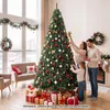 Albero di Natale artificiale COSTWAY, altezza 270 cm, con Anteprima dell’immagine prodotto 10