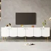 Meuble TV Merax, meuble de rangement 180 cm, meuble bas TV Voir les images du produit 2