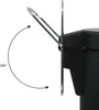 MSV Bad/Toiletten-Treteimer - schwarz - 5 Liter - 20 x 28 Produktbild-Vorschau 7