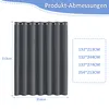 Jayseuw 2 Stücke Outdoor Vorhang Gardinen 254 x 213cm Produktbild-Vorschau 2