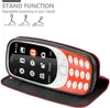 A red and black Nokia 3310 phone in a case that functions as a stand. Náhled obrázku produktu