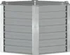 vidaXL Garten-Hochbeet Verzinkter Stahl 129x129x77 cm Grau Produktbild-Vorschau 4