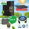Balkonkraftwerk 920W (2×460W bifazial Glas-Glas Black Produktbild-Vorschau 1