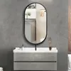 A modern bathroom vanity with a mirror above it. Podgląd zdjęcia produktu