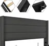 OKWISH Lit coffre 140x200 cm - Lit double rembourré Beige Voir les images du produit 5