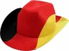 Cowboyhut Deutschland für Fußball Party, schwarz rot gold, Produktbild-Vorschau 2