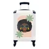 MuchoWow® Koffer Handgepäck Trolley Rollkoffer Kleine Produktbild-Vorschau 1