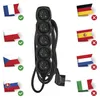 Prodlužovací kabel 2 m / 5 zásuvek / černý / PVC / 1 mm2 Náhled obrázku produktu