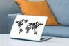 MuchoWow® Laptop Aufkleber Sticker Cover Weltkarte - Produktbild-Vorschau 4